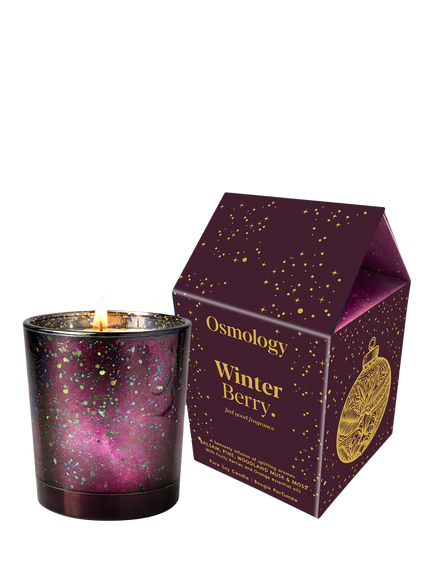 Osmology by Aery Winter Berry Candle, 200g, Red