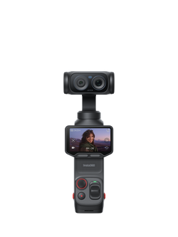 Insta360 Luna Ultra Dual Lens Action Camera, 8K, 72MP, 360° Recording, Black - view 2, Black