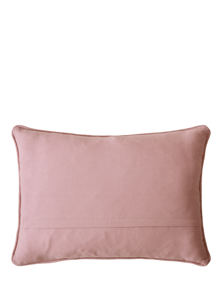 Laura Ashley Pussy Willow Embroidered Cushion, Old Rose - view 2, Old Rose
