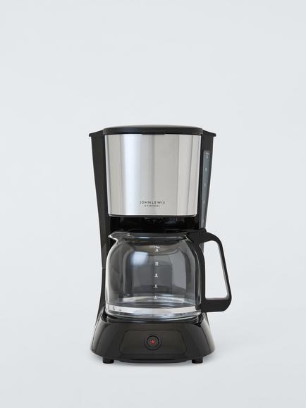 John Lewis Automatic Bean to Cup Coffee Machine, Stainless Steel, Stainless Steel