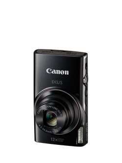 Canon IXUS 285 HS A Digital Camera, Full HD 1080p, 20.2MP, 12x Optical Zoom, 24x Zoom Plus, Wi-Fi, NFC, 3" LCD Screen, Black - view 2, Black