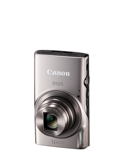 Canon IXUS 285 HS A Digital Camera, Full HD 1080p, 20.2MP, 12x Optical Zoom, 24x Zoom Plus, Wi-Fi, NFC, 3" LCD Screen, Silver - view 2, Silver