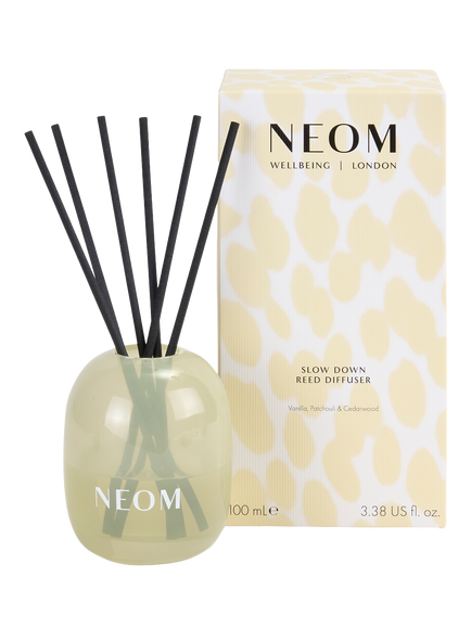 NEOM Wellbeing London Slow Down Diffuser, 100ml, Cream