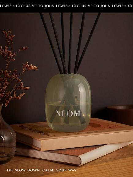 NEOM Wellbeing London Slow Down Diffuser, 100ml - view 2, Cream
