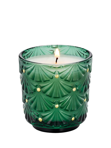 Voluspa Noble Fir Garland Jar Candle, 72g - view 2, Green
