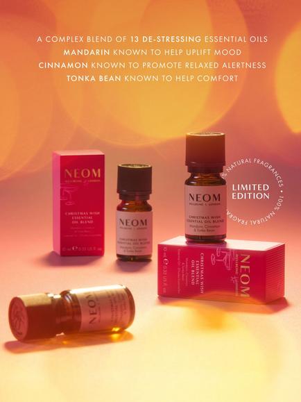 NEOM Wellbeing London Christmas Wish Oil Blend, 10ml - view 2, Pink