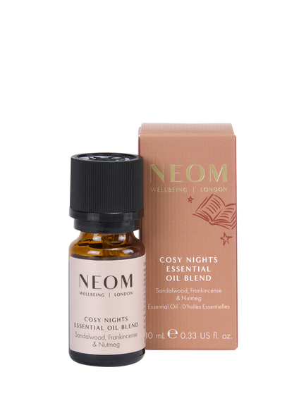 NEOM Wellbeing London Cosy Nights Essential Oil Blend, 10ml, Brown