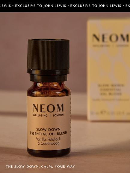 NEOM Wellbeing London Slow Down Essential Oil Blend, 10ml - view 2, Cream