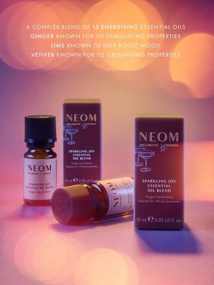 NEOM Wellbeing London Sparkling Joy Oil Blend, 10ml - view 2, Purple