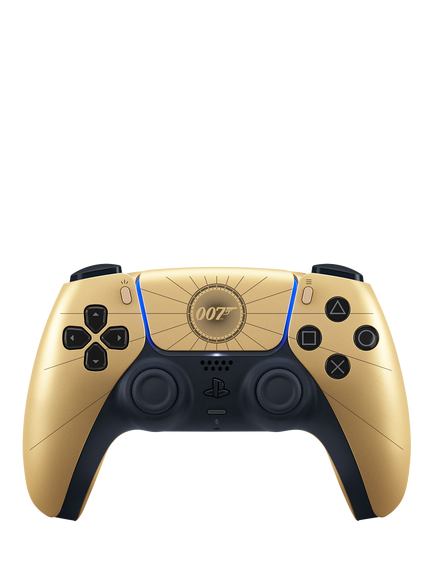 Sony PlayStation 5 DualSense Wireless Controller, 007 First Light Limited Edition, Gold, Gold