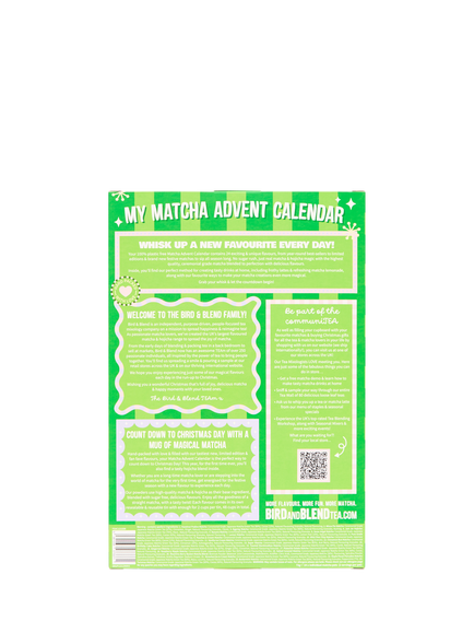 Bird & Blend Matcha Advent Calendar, 300g - view 2, Multi