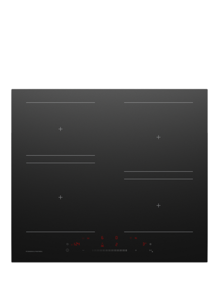 Fisher & Paykel Series 5 CI604CTB2 60cm Induction Hob, Black Glass, Black Glass