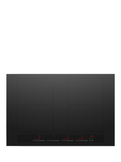 Fisher & Paykel Series 7 CI804ZZDTB5 80cm Induction Hob, Black Glass, Black Glass