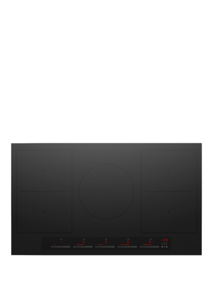 Fisher & Paykel Series 7 CI905ZZDTB5 90cm Induction Hob, Black Glass, Black Glass