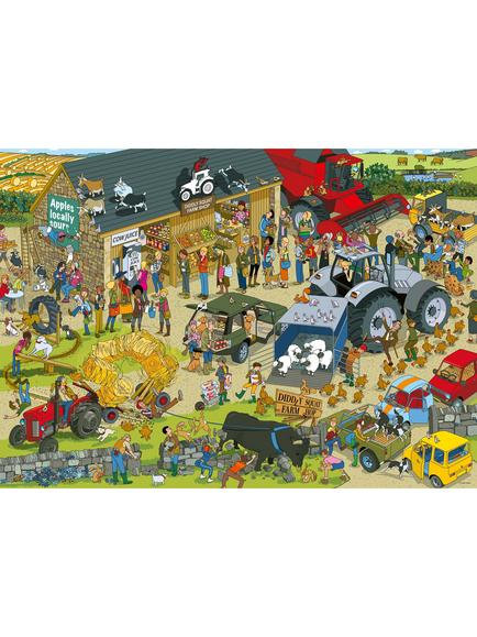 Ravensburger Diddly Squat Farm 1000 Piece Jigsaw Puzzle - view 2, Multi Multi