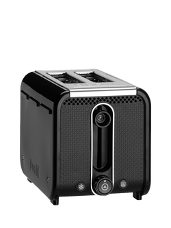 Dualit Studio 2 Slice Toaster, Black - view 2, Black