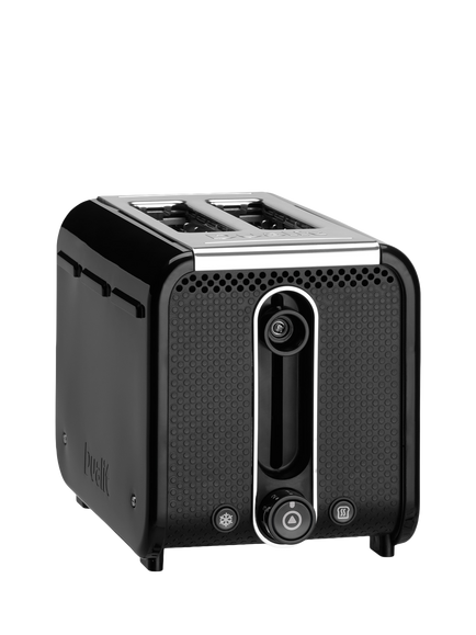 Dualit Studio 2 Slice Toaster, Black - view 2, Black