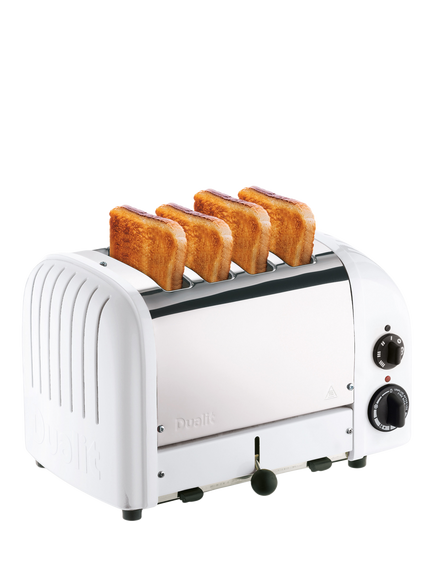 Dualit NewGen 4 Slice Toaster, White - view 2, White