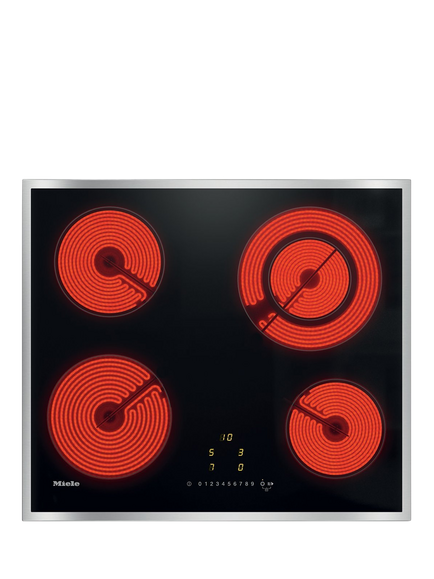 Miele OUTLET KM6520FR Integrated Electric Hob, Like New, Black, 