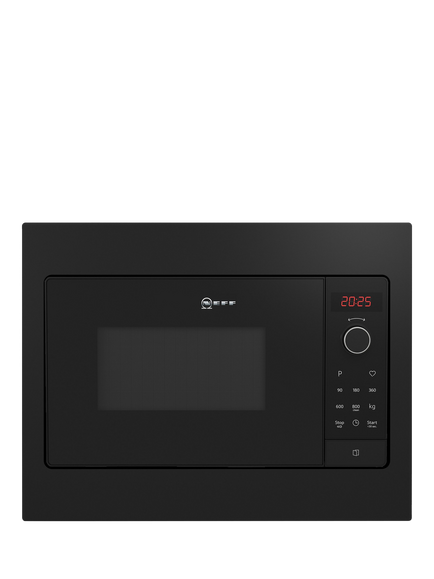 Neff OUTLET N30 HLAWG25S3B Built-In Microwave Oven, Like New, Black, Black