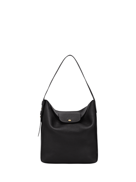 Longchamp Le Cadence Leather Shoulder Bag, Black