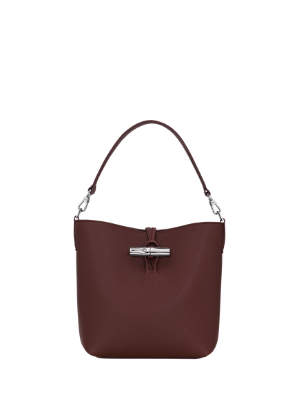Longchamp Le Roseau XS Bucket Bag, Burgundy, Burgundy