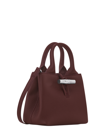 Longchamp Le Roseau XS Handbag XS, Burgundy - view 2, Burgundy