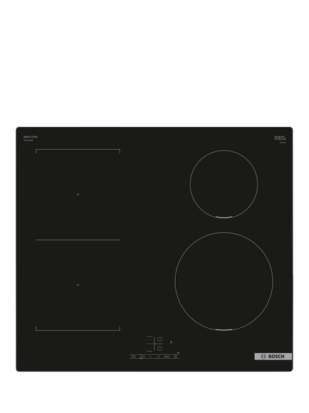 Bosch OUTLET Series 4 PWP611BB5B 60cm Induction Hob, Like New, Black, Black