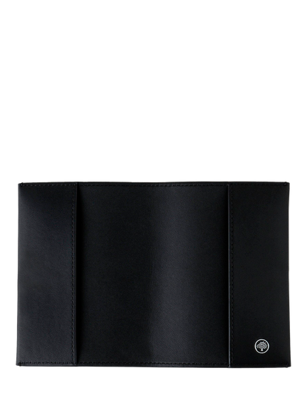 Mulberry Leather Passport Slip Holder, Black - view 2, Black