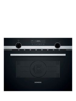 Siemens OUTLET iQ500 CM585AGS1B Built In Combination Microwave with Grill, Like New, Stainless Steel, Stainless Steel