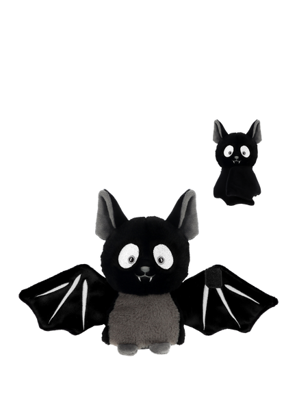 Keel Toys Bat Soft Toy, 16cm, Black, Black
