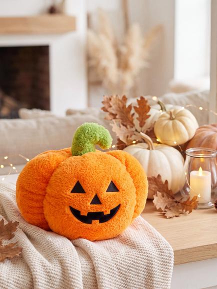 Keel Toys Pumpkin Soft Toy, H15cm - view 2, Orange