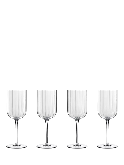 Luigi Bormioli Bach Red Wine Glass, Set of 4, 400ml, Clear, Clear