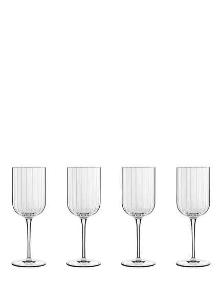 Luigi Bormioli Bach White Wine Glass, Set of 4, 280ml, Clear, Clear