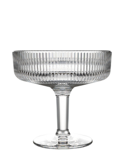 La Rochère Alice Stemmed Glass Sundae Coupe Dish, Set of 6, 330ml, Clear, Clear