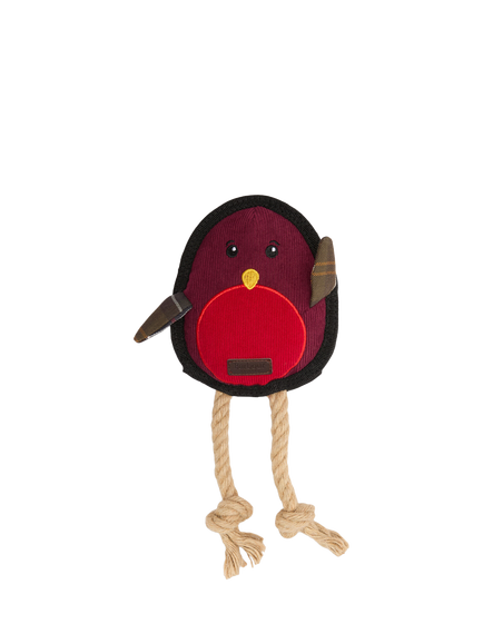 Barbour Robin Corduroy Toy, Brown/Red, Multi Multi