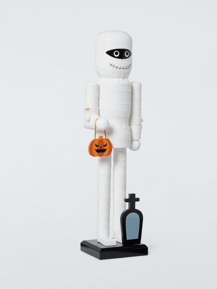 John Lewis Wooden Mummy Nutcracker, White