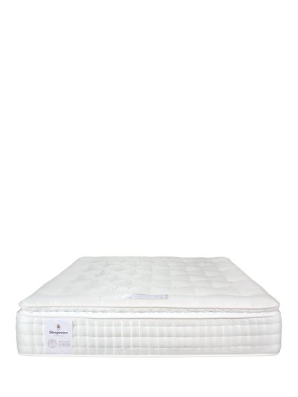 Sleepeezee Artisan Pressure Support 3800 Zip Link Mattress, Medium Tension, Super King Size - view 2, White