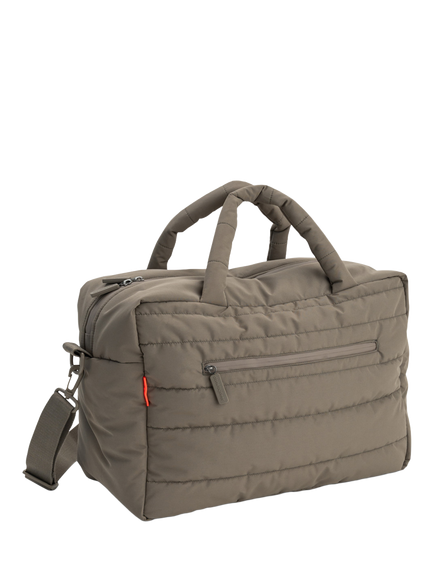 Done by Deer Quilted Changing Bag, Natural - view 2, Taupe