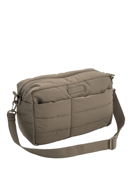 Done by Deer Quilted Stroller Bag, Natural, Taupe