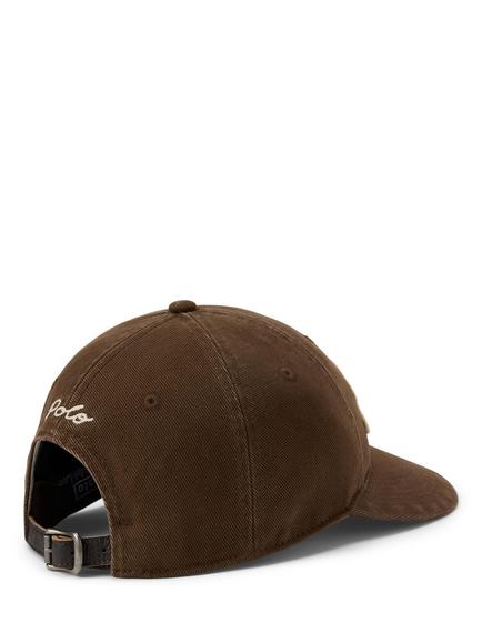 Ralph Lauren Cotton Logo Baseball Cap, Cooper Brown - view 2, Cooper Brown