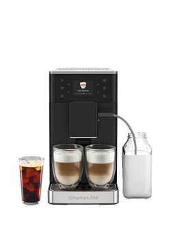 KitchenAid KA KF3 5KES8453BBM Cold Espresso Automatic Bean to Cup Coffee Machine, Matte Black, Matte Balck