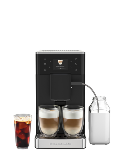 KitchenAid KA KF3 5KES8453BBM Cold Espresso Automatic Bean to Cup Coffee Machine, Matte Black, Matte Balck