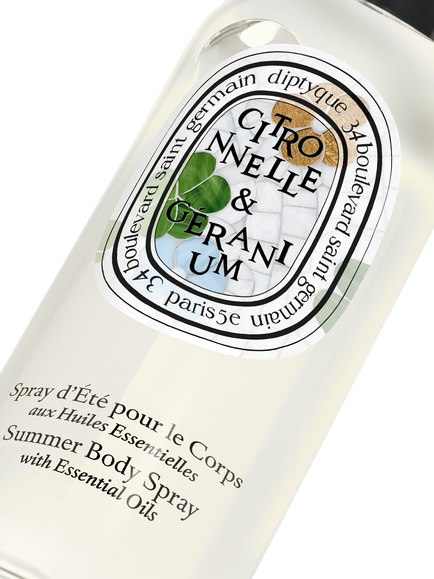 Diptyque Limited Edition Citronnelle & Géranium Summer Body Spray, 100ml - view 2, 