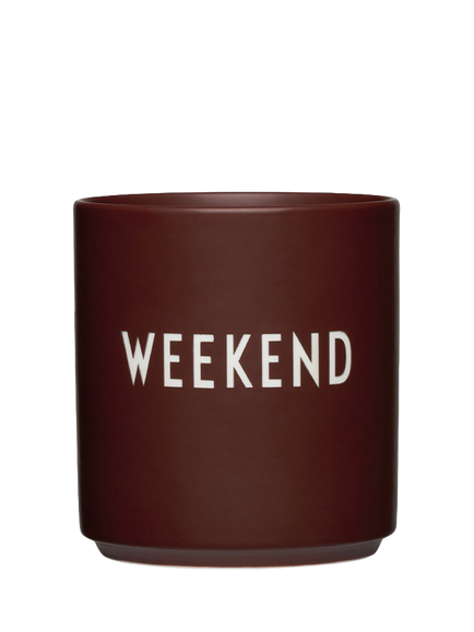 Design Letters Favourite Weekend Handle Cup, 250ml, Brown, Brown