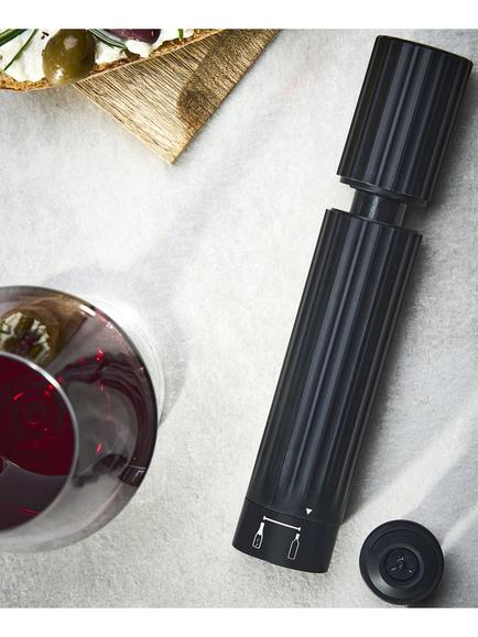 Peugeot Fresh "n" Preserve Cooler Sleeve and Wine Stopper Set - view 2, Black
