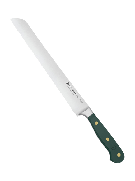 WÜSTHOF Classic Precision Double Serrated Bread Knife, 23cm, Fresh Rosemary, Fresh Rosemary