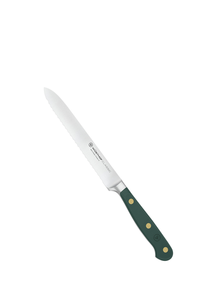 WÜSTHOF Classic Serrated Utility Knife, 14cm, Fresh Rosemary, Fresh Rosemary