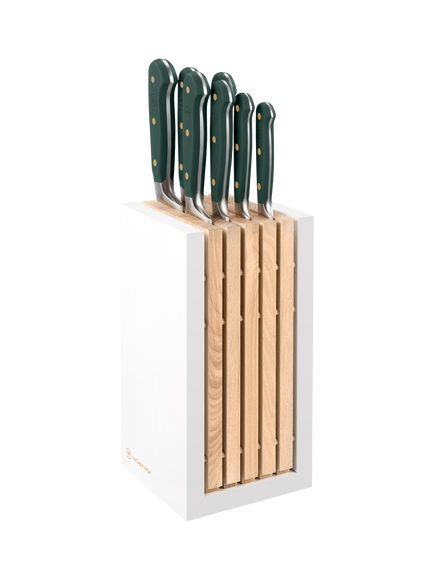 WÜSTHOF Classic Filled Ash Wood Knife Block Set, 8 Piece, Fresh Rosemary, Fresh Rosemary