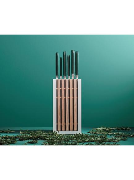 WÜSTHOF Classic Filled Ash Wood Knife Block Set, 8 Piece, Fresh Rosemary - view 2, Fresh Rosemary